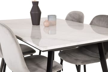Estelle matbord med 4 Polar Köksstol - Möbler - Matplats - Matgrupp & matbord med stolar