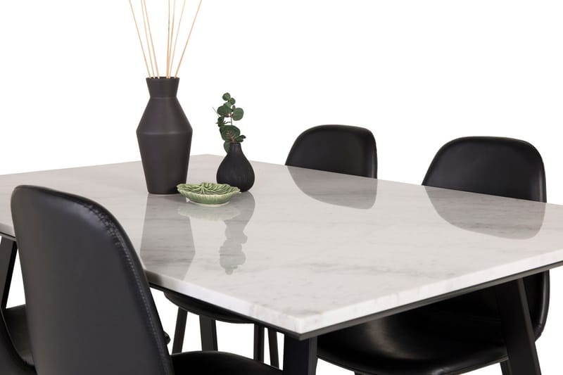 Estelle matbord med 4 Polar Köksstol - Möbler - Matplats - Matgrupp & matbord med stolar