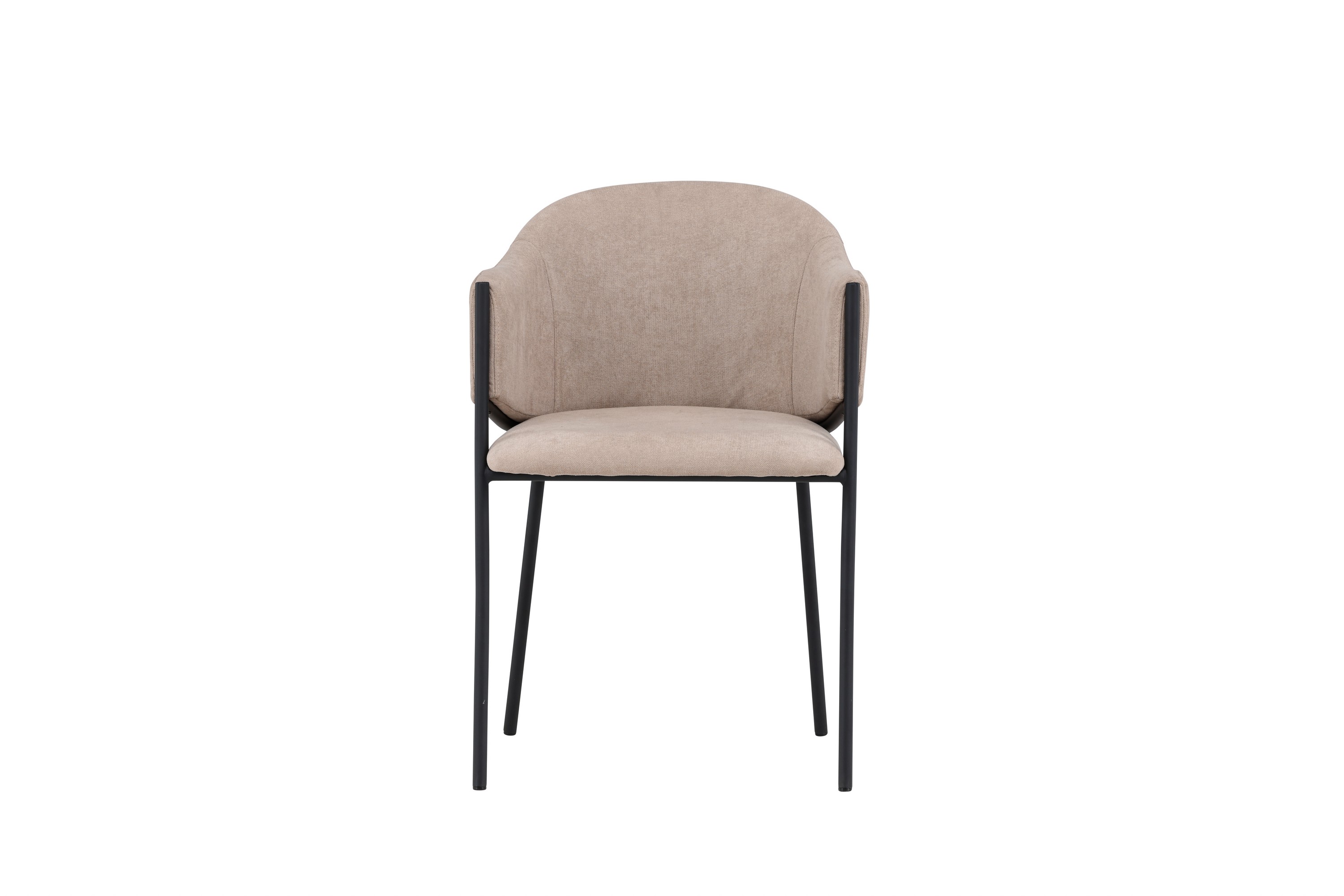 evelina matstol med armstöd - beige