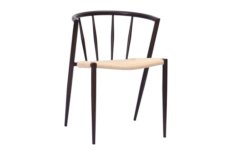Ewald Matstol - Beige / Metallben Rökt ek - Möbler - Matplats - Matstol & köksstol