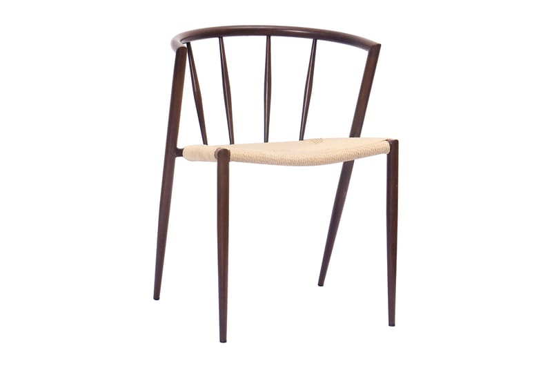 Ewald Matstol, Beige / Metallben Rökt ek
