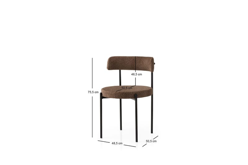 Faria Matstol - Svart/Brun - Möbler - Matplats - Matstol & köksstol