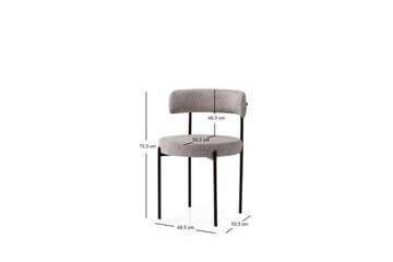 Faria Matstol - Svart/Grå - Möbler - Matplats - Matstol & köksstol