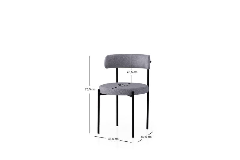 Faria Matstol - Svart/Mörkgrå - Möbler - Matplats - Matstol & köksstol