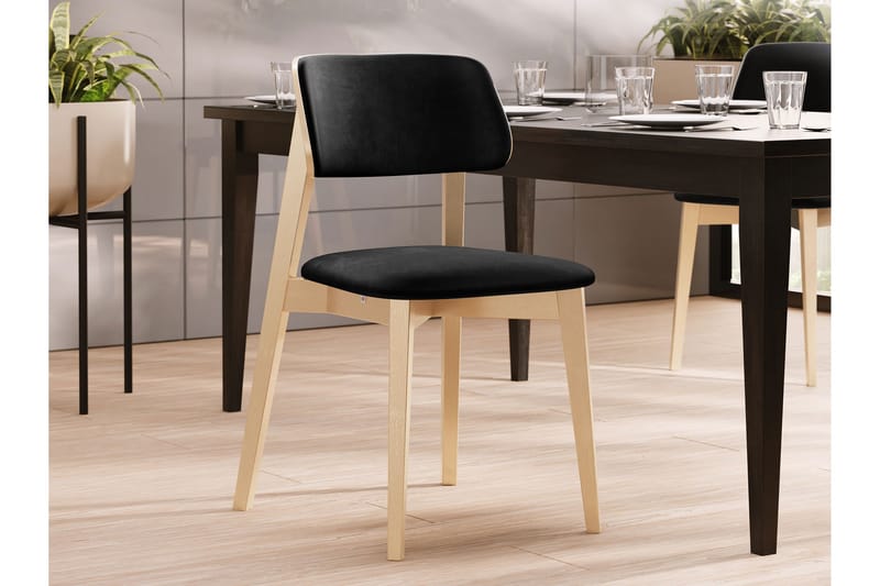 Ferrara Matstol - Svart/Beige - Möbler - Matplats - Matstol & köksstol