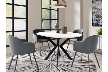 Ferrer Matbord 138 cm - Svart/Beige - Möbler - Matplats - Matbord & köksbord