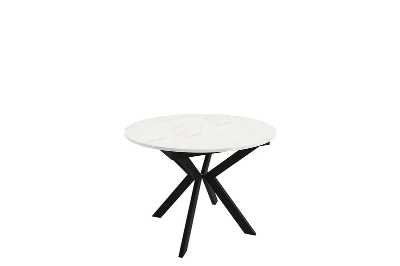 Ferrer Matbord 138 cm, Svart/Vit