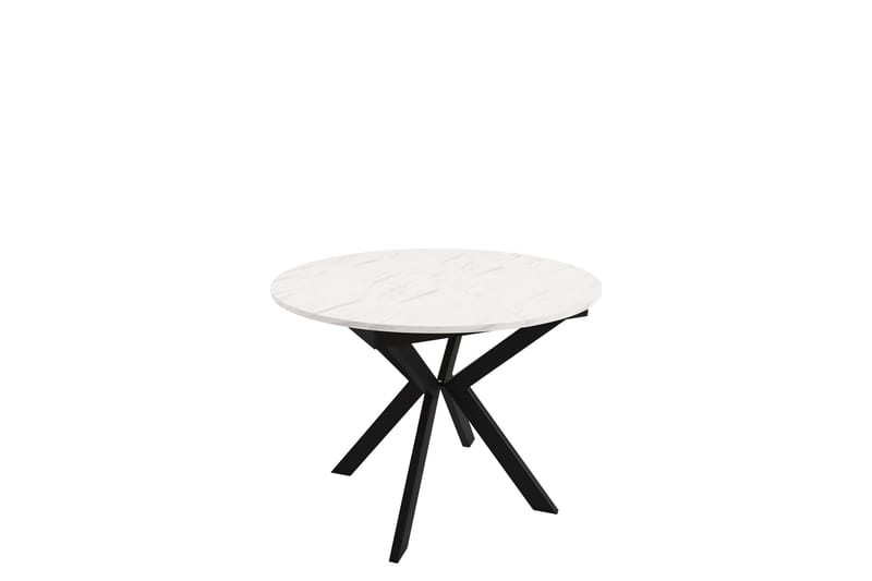 Ferrer Matbord 138 cm, Svart/Vit