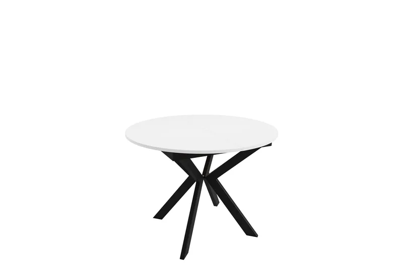 Ferrer Matbord 138 cm, Svart/Vit