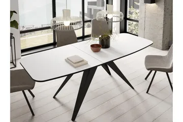 Ferro Matbord 198 cm - Svart/Vit - Möbler - Matplats - Matbord & köksbord