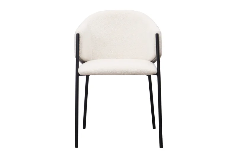 Filip Matstol - Vit Bouclé - Möbler - Matplats - Matstol & köksstol