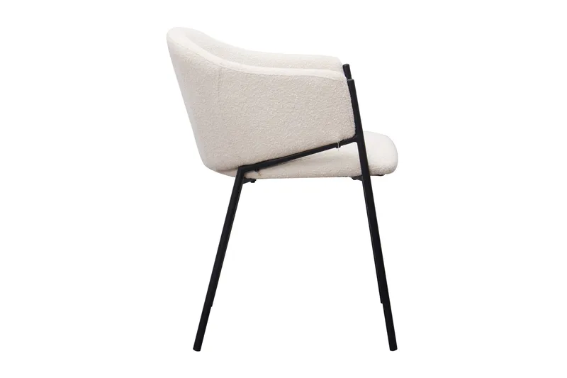 Filip Matstol - Vit Bouclé - Möbler - Matplats - Matstol & köksstol