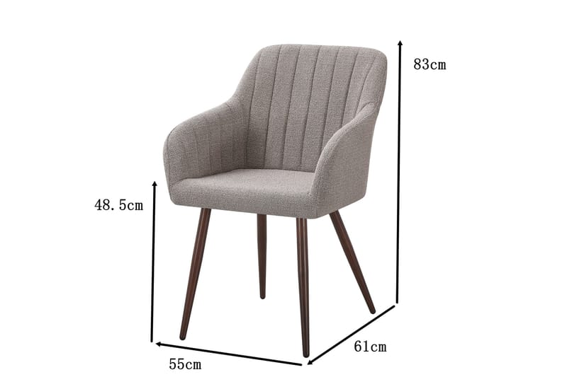 Filippa Matstol - Grå - Möbler - Matplats - Matstol & köksstol