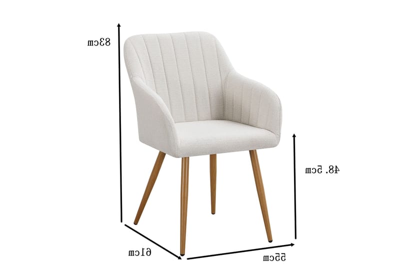 Filippa Matstol - Vit - Möbler - Matplats - Matstol & köksstol