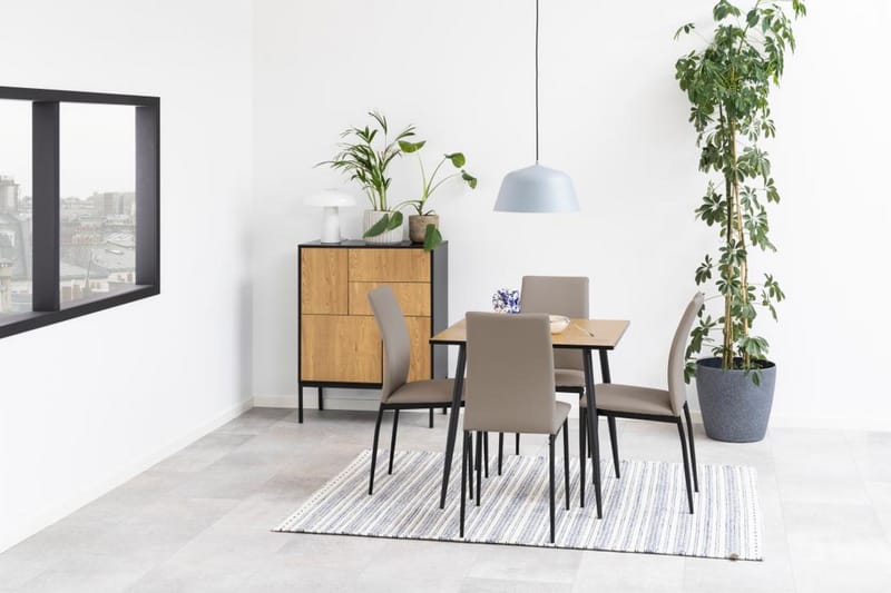 Finola Matbord 80 cm Kvadratisk - Natur - Möbler - Matplats - Matbord & köksbord