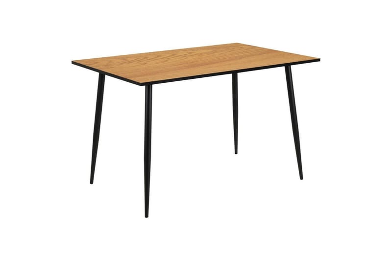 Finola Matgrupp 120 cm + 4 st Salaman Matstolar - Grå/Brun/Svart - Möbler - Matplats - Matgrupp & matbord med stolar