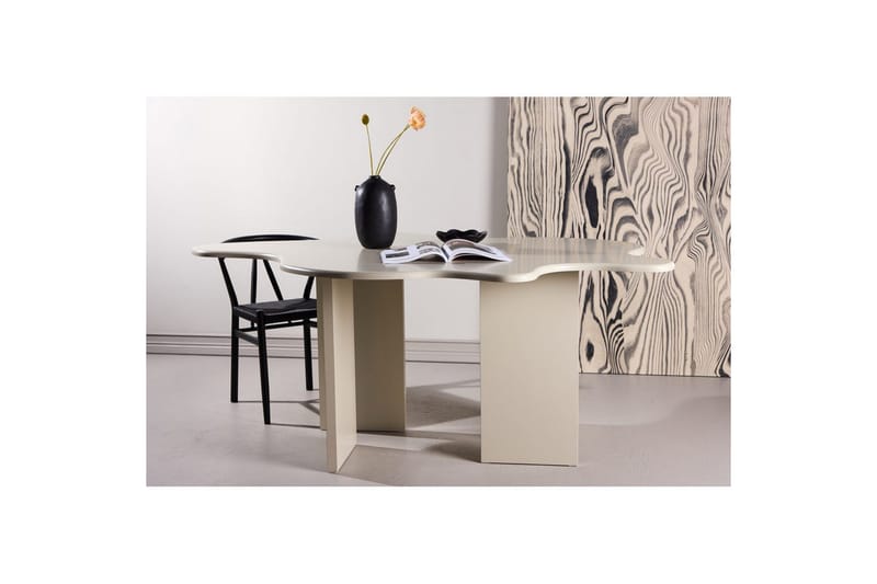 Flower Ovalt Matbord 190 cm - Beige - Möbler - Matplats - Matbord & köksbord