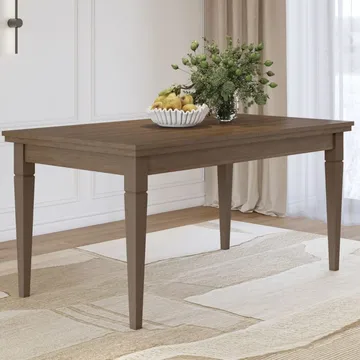 Förlängningsbart Matbord Evora 160 cm - Ljus Beige - Möbler - Matplats - Matbord & köksbord