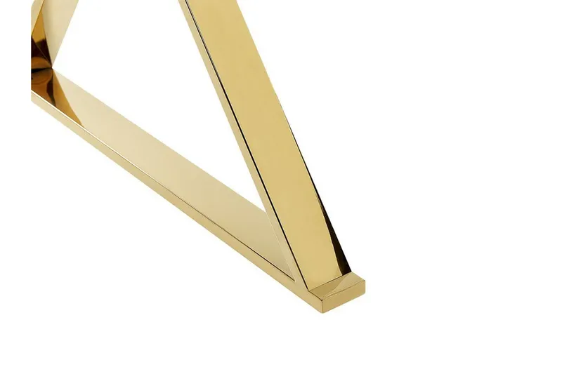 Foxter Matbord 70x120 cm - Vit/Guld - Möbler - Matplats - Matbord & köksbord