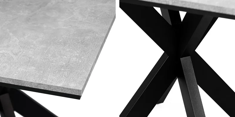 Fynrel Matbord 90 cm Kvadratisk - Svart/Brun - Möbler - Matplats - Matbord & köksbord