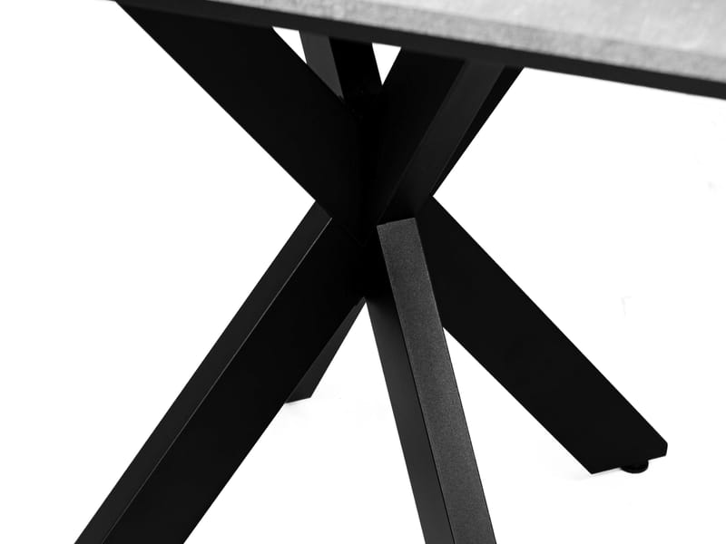 Fynrel Matbord 90 cm Kvadratisk - Svart/Brun - Möbler - Matplats - Matbord & köksbord