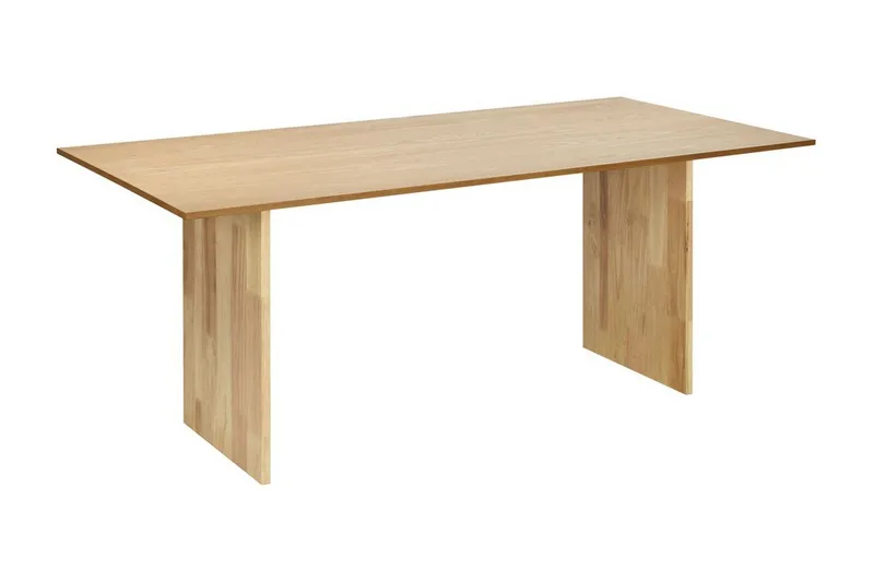 Fyrsil Matbord 90 cm Rektangulär, Ljust trä