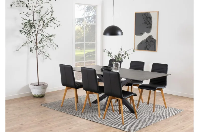 Ganesh Matbord 100 cm Rektangulär - Svart - Möbler - Matplats - Matbord & köksbord