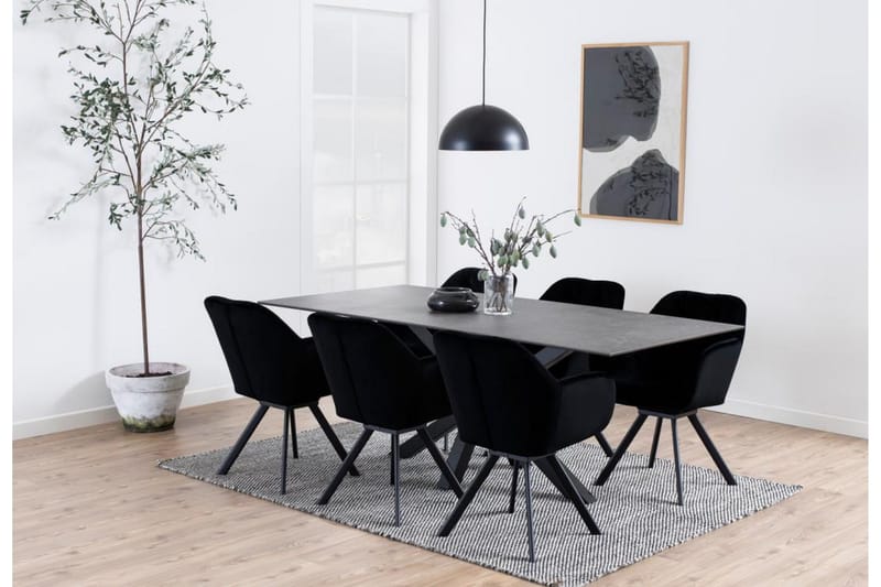 Ganesh Matbord 100 cm Rektangulär - Svart - Möbler - Matplats - Matbord & köksbord