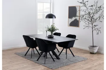 Ganesh Matbord 100 cm Rektangulär - Svart - Möbler - Matplats - Matbord & köksbord
