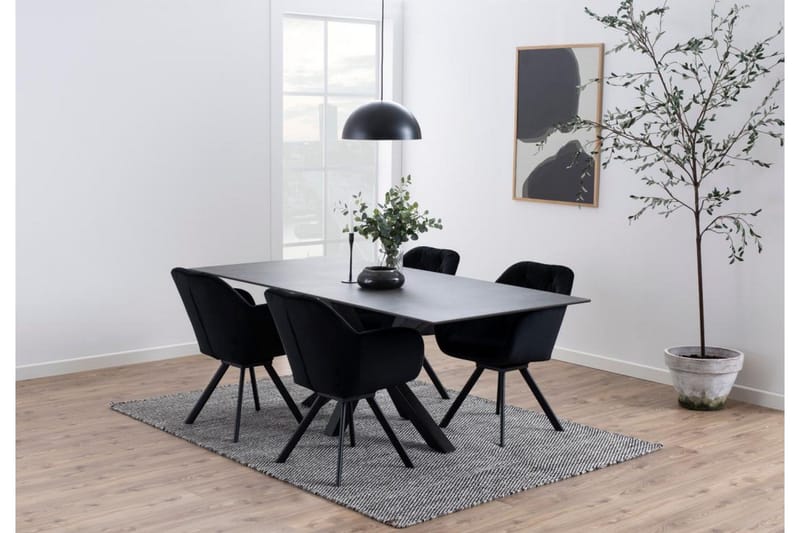 Ganesh Matbord 100 cm Rektangulär - Svart - Möbler - Matplats - Matbord & köksbord