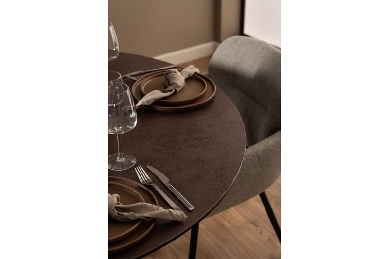 Ganesh Matbord 119 cm Rund - Brun - Möbler - Matplats - Matbord & köksbord