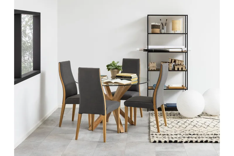 Ganesh Matbord 119 cm Rund - Transparent - Möbler - Matplats - Matbord & köksbord