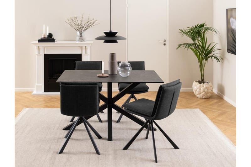 Ganesh Matbord 80 cm Rektangulär - Svart - Möbler - Matplats - Matbord & köksbord