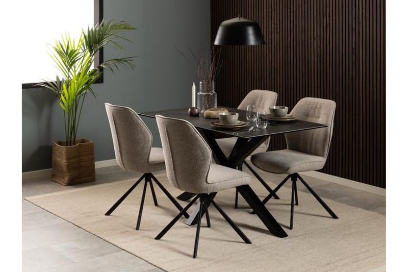 Ganesh Matbord 80 cm Rektangulär - Svart - Möbler - Matplats - Matbord & köksbord