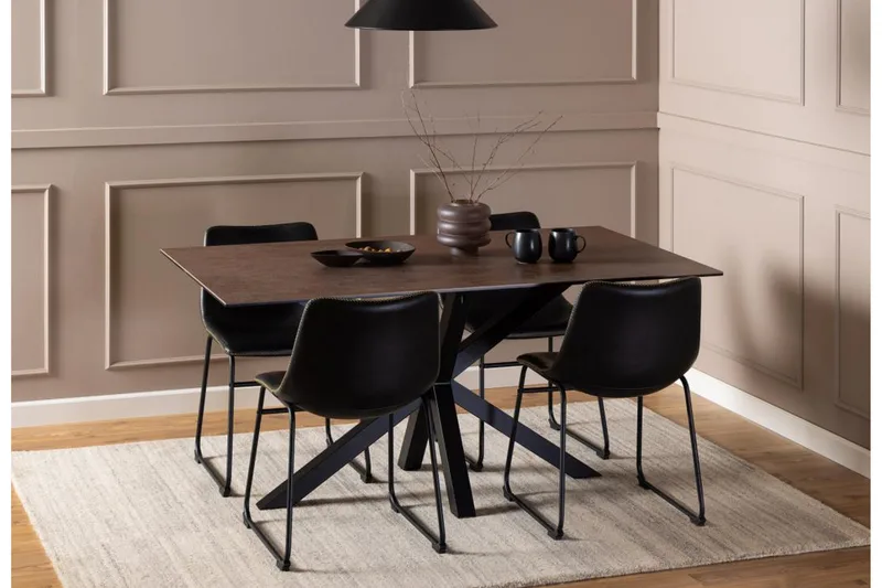 Ganesh Matbord 90 cm Rektangulär - Brun - Möbler - Matplats - Matbord & köksbord