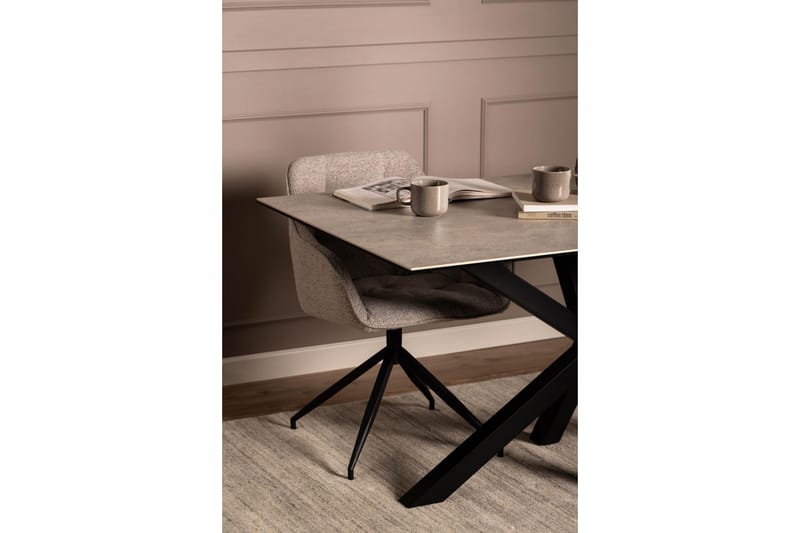 Ganesh Matbord 90 cm Rektangulär - Grå - Möbler - Matplats - Matbord & köksbord