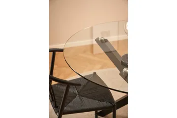 Ganesh Runt Matbord 119 cm i Glas - Klarfärgad - Möbler - Matplats - Matbord & köksbord