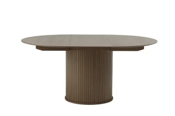 Gethin Runt Matbord 120 cm med Trä- och Valnötsutseende - Brun - Möbler - Matplats - Matbord & köksbord