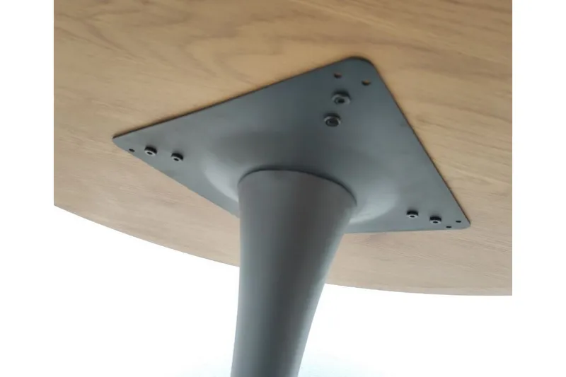 Gibran Matbord 100 cm Rund - Svart/Beige - Möbler - Matplats - Matbord & köksbord