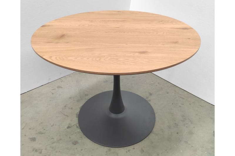 Gibran Matbord 100 cm Rund, Svart/Beige