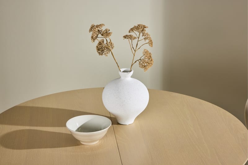 Gilda Matbord 110 cm Rund - Whitewash - Möbler - Matplats - Matbord & köksbord