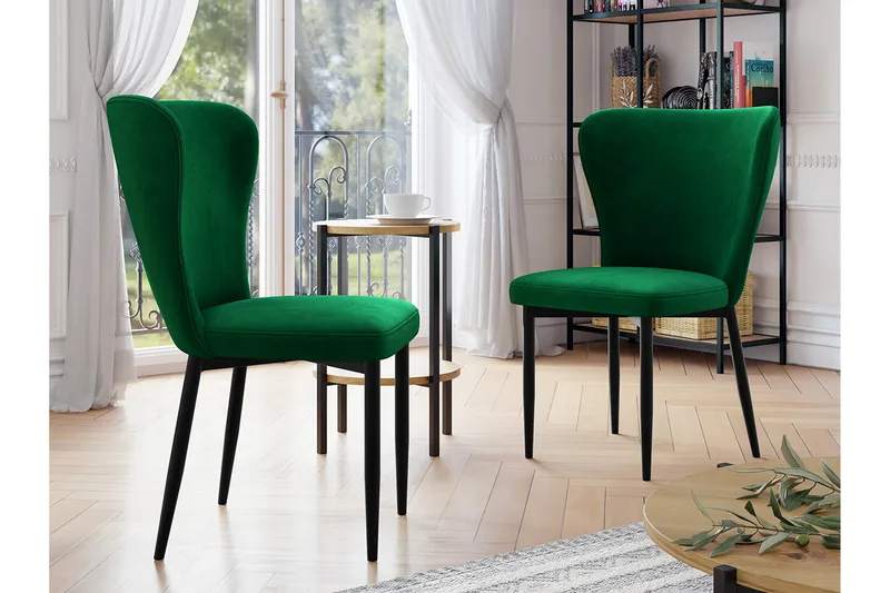 Glenarm Matstol Grön/Svart/Mörkgrön - Matstol & köksstol - Furniturebox