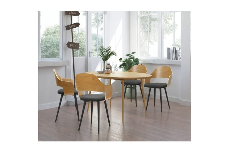 Graham Matgrupp 4-sits - Brun - Möbler - Matplats - Matgrupp & matbord med stolar