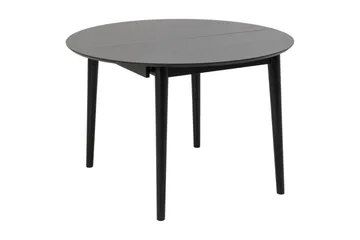 Grasonville Förlängningsbar Matgrupp 115-154 cm + 4 st Matstolar - Svart - Möbler - Matplats - Matgrupp & matbord med stolar