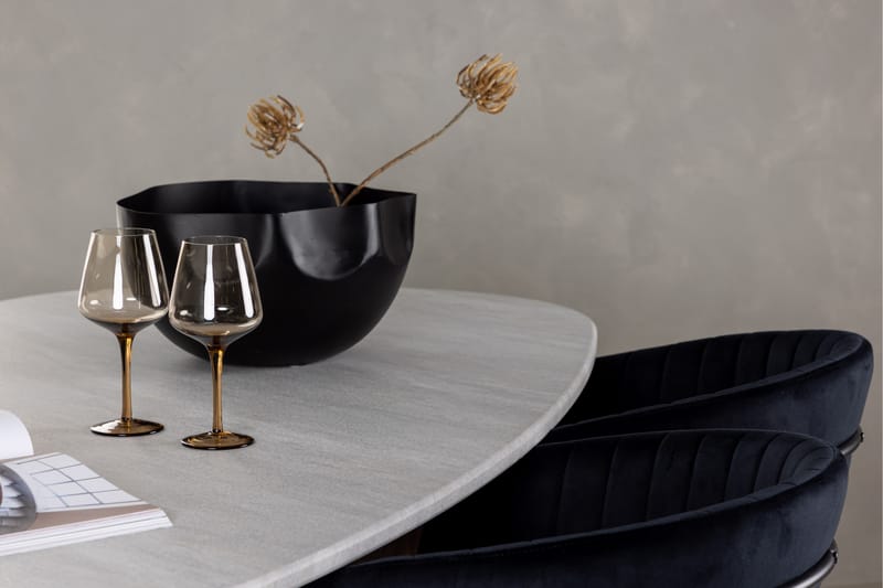 Grönvik Matgrupp 180 cm Oval med 4 Selma Stolar - Mocca - Möbler - Matplats - Matgrupp & matbord med stolar