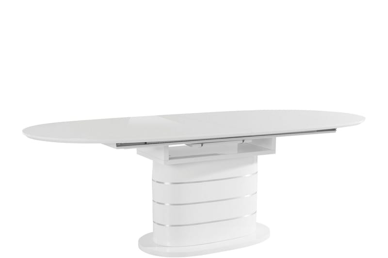 GUERNSEY Matbord Ovalt 160 cm Vit - Bord - Matbord & köksbord