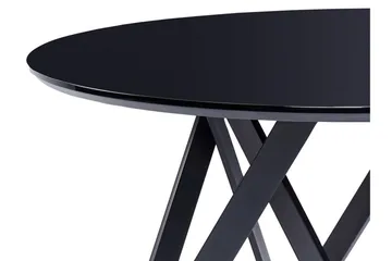 Gunden Matbord 120 cm Rund - Svart - Möbler - Matplats - Matbord & köksbord