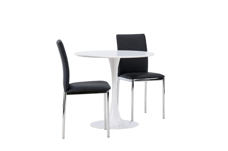 Hamden Matbord 80 cm med 2 Lily Matstol - Möbler - Matplats - Matgrupp & matbord med stolar
