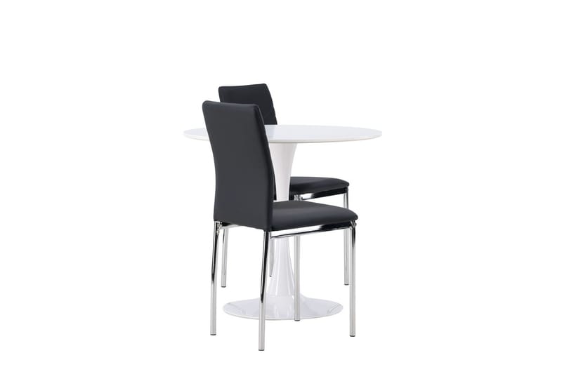 Hamden Matbord 80 cm med 2 Lily Matstol - Möbler - Matplats - Matgrupp & matbord med stolar