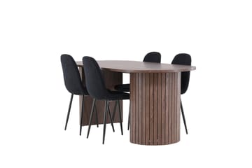 Mocca/Svart